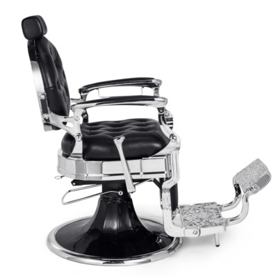 Mirplay Sillón de Peluquería Kirk B Negro/Cromo